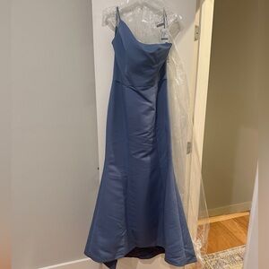 NWT Amsale Cecilia Dress (GB154A) in Dusk